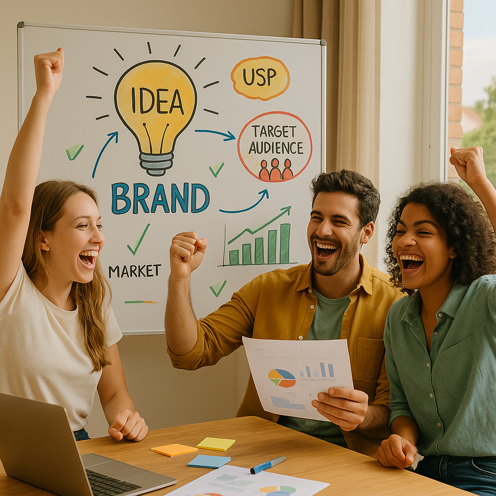 7.  Geschäftsidee und Marktpositionierung: Von der Idee zur Marke - Dein Platz im Markt